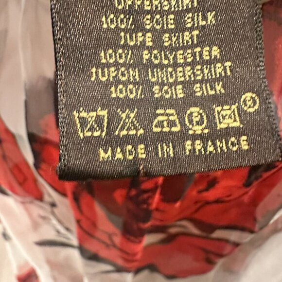 Louis Vuitton S/S 2001 Stephen Sprouse Rose Skirt - Picture 7 of 7